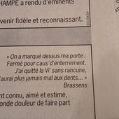 Humour Obsèques: L'humour de Brassens - Doc de Haguenau
