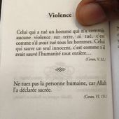 Dans le Coran, Allah interdit de tuer les innocents