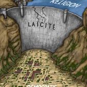 Dessin plus fort que des mots: Quand la religion étouffe la laïcité - Doc de Haguenau