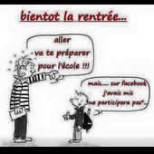 Humour Rentrée scolaire: Ecole vs Facebook