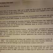 Avis aux utilisatrices des fils DMC et ANCHOR