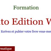Auto Edition : formation à l'auto édition sur internet, Martinique - Lucide Sapiens Martinique