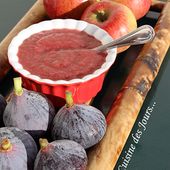 Compote de Pommes et Figues Violettes et leurs Pâtes de Fruits - La Cuisine des Jours...