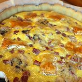 Tarte Express Jambon Fromage - La Cuisine des Jours...