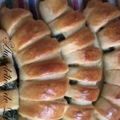 PETITS PAINS FARCIS AUX EPINARDS - Aux Délices de Lili