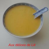 SOUPE DE POTIRON ET ROQUEFORT - AUX DELICES DE LILI
