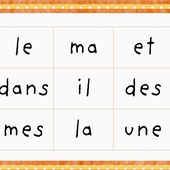 Les mots outils au CP, CE1, CE2 / 1ère, 2ème, 3ème année - Classes de primaire AlFitra