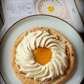 Tarte pistache, mangue et jasmin de Sébastien Bouillet - La Médecine Passe Par La Cuisine