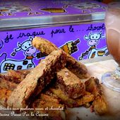 Cookies Sticks de Mlle Banane avec des pralines - La Médecine Passe Par La Cuisine