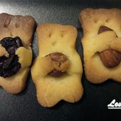 Recette : Biscuit oursons de Noël aux fruits secs - Les Gralettes