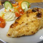 Recette : Poulet à la diable et salade de crudités - Les Gralettes