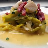 Recette : Tagliatelles de poireaux à la Carbonara - Les Gralettes
