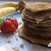 Recette : Pancakes light à la banane - Les Gralettes
