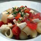 Recette : pâtes tomates mozzarella facile - Les Gralettes