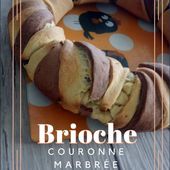 Recette : Brioche couronne marbrée au chocolat - Les Gralettes