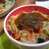 recette : Pâtes vegan curry et graines de courge - Les Gralettes