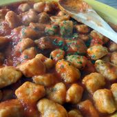Recette : Gnocchi à la sauce tomate basilic - Les Gralettes