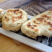 Recette : Naans au camembert et aux pommes - Les Gralettes