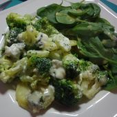 Recette : gratin de brocoli au gorgonzola avec Qui Toque - Les Gralettes