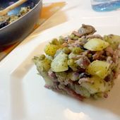 Recette : poêlée de pommes de terre paysannes - Les Gralettes