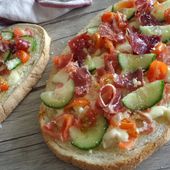Recette : bruschetta au jambon ibérique - Les Gralettes