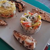 Recette : Duo de riz au lait de coco - Les Gralettes