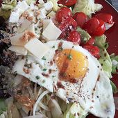 Salade composée de betterave oeuf et feta - Les Gralettes