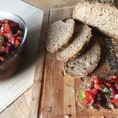 Recette : Tartare de tomates et haricots rouges - Les Gralettes