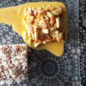 Recette : Tofu Coco Curry - Les Gralettes