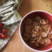 Recette : cappelletti en bouillon - Les Gralettes