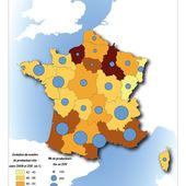 Carte de France de l'Agriculture biologique : la carte des producteurs bio - Chroniques Cartographiques