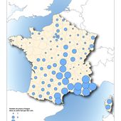 Carte des attentats et prises d'otages en France depuis 1996 - Chroniques Cartographiques