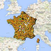Carte de France des accidents de cyclistes - Chroniques Cartographiques