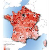 Carte de l'activité ouvrière en France - Chroniques Cartographiques