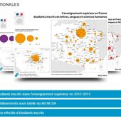 Atlas de France de l'enseignement supérieur - Chroniques Cartographiques