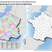 Cartes vierges de la France à imprimer - Chroniques Cartographiques
