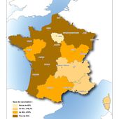 Grippe : avancée du virus et taux de vaccination - Chroniques Cartographiques