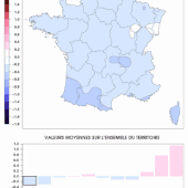 Carte de France des températures et de l'ensoleillement - Chroniques Cartographiques