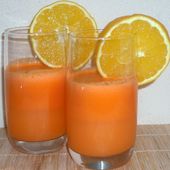 Jus de carotte, orange gingembre frais