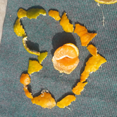 Diy orange scrub mask
