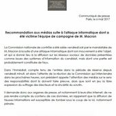 Recommandation aux médias ..... - MOINS de BIENS PLUS de LIENS