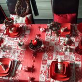 La table de noël traditionnelle - les cancans de Céline