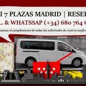 Taxi 7 plazas Madrid - TAXI 7 PLAZAS VALLECAS