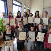 REMISE DES DIPLOMES "PREMIERS SECOURS" POUR LES CM2