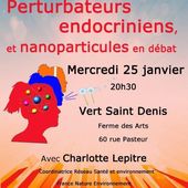 " La santé et notre environnement" Conférence par DDNA mercredi 25 janvier 2017 à 20H30 à Vert-Saint-Denis