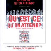 "Qu'est-ce qu'on attend ?" Projection - Débat - Tables rondes - Dimanche 22 Janvier 2017