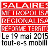 Territoriaux: Préavis de grève national pour le 19 mai 2015
