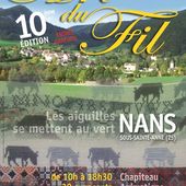 Salon d'art du fil de Nans sous Sainte-Anne : c'est bientôt !! - Le blog de Marlie