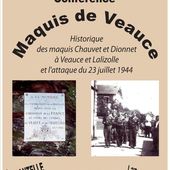 Conférence le 27 mars 2015 à Chantelle sur les maquis FTP - Histoire et Généalogie