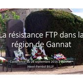 Prochaine conférence : 18 septembre 2016 à Gannat - Histoire et Généalogie